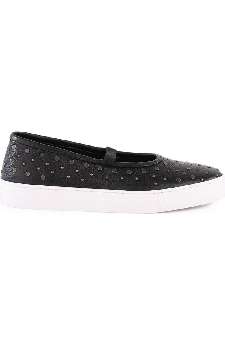 Seychelles Moon Child Stud Mary Jane Flat, Alternate, color, Black Leather