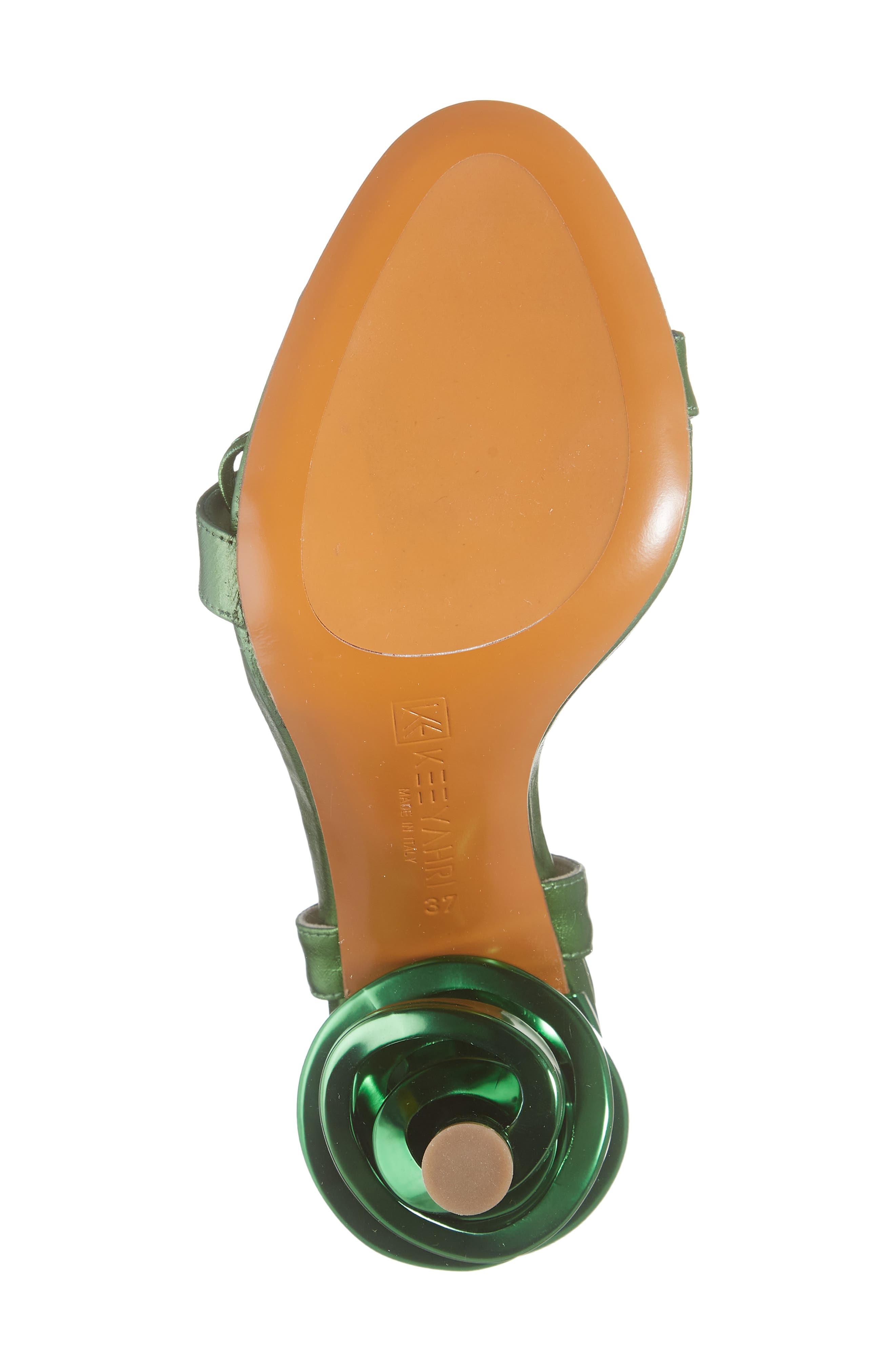 Tamu Ankle Wrap Sandal, Alternate, color, GREEN