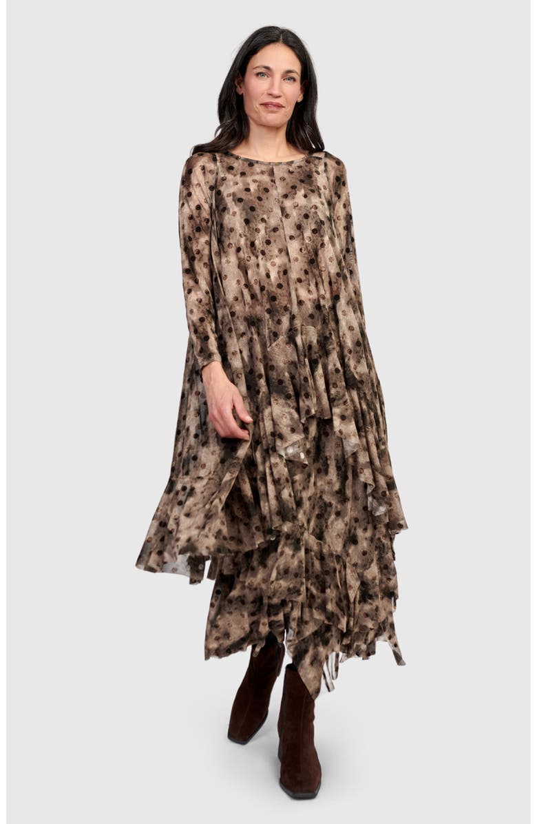 Alembika Frond Mesh Tunic, Main, color, Aquarelle