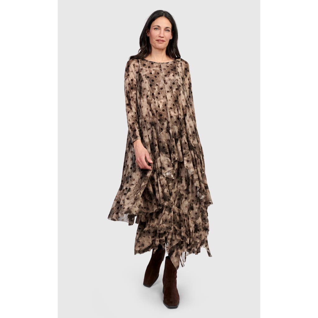 Alembika Frond Mesh Tunic In Multi