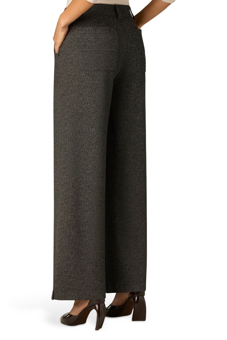 Whitney Skyrise Wide Leg Pants, Alternate, color, BLACK/ BIRCH