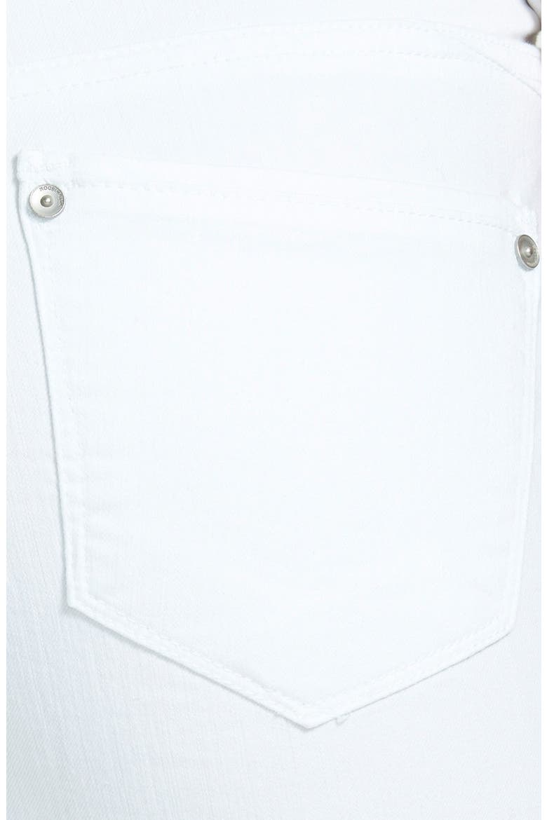 'Silky' Stretch Ankle Skinny Jeans (Nordstrom Exclusive), Alternate, color, OPTIC WHITE