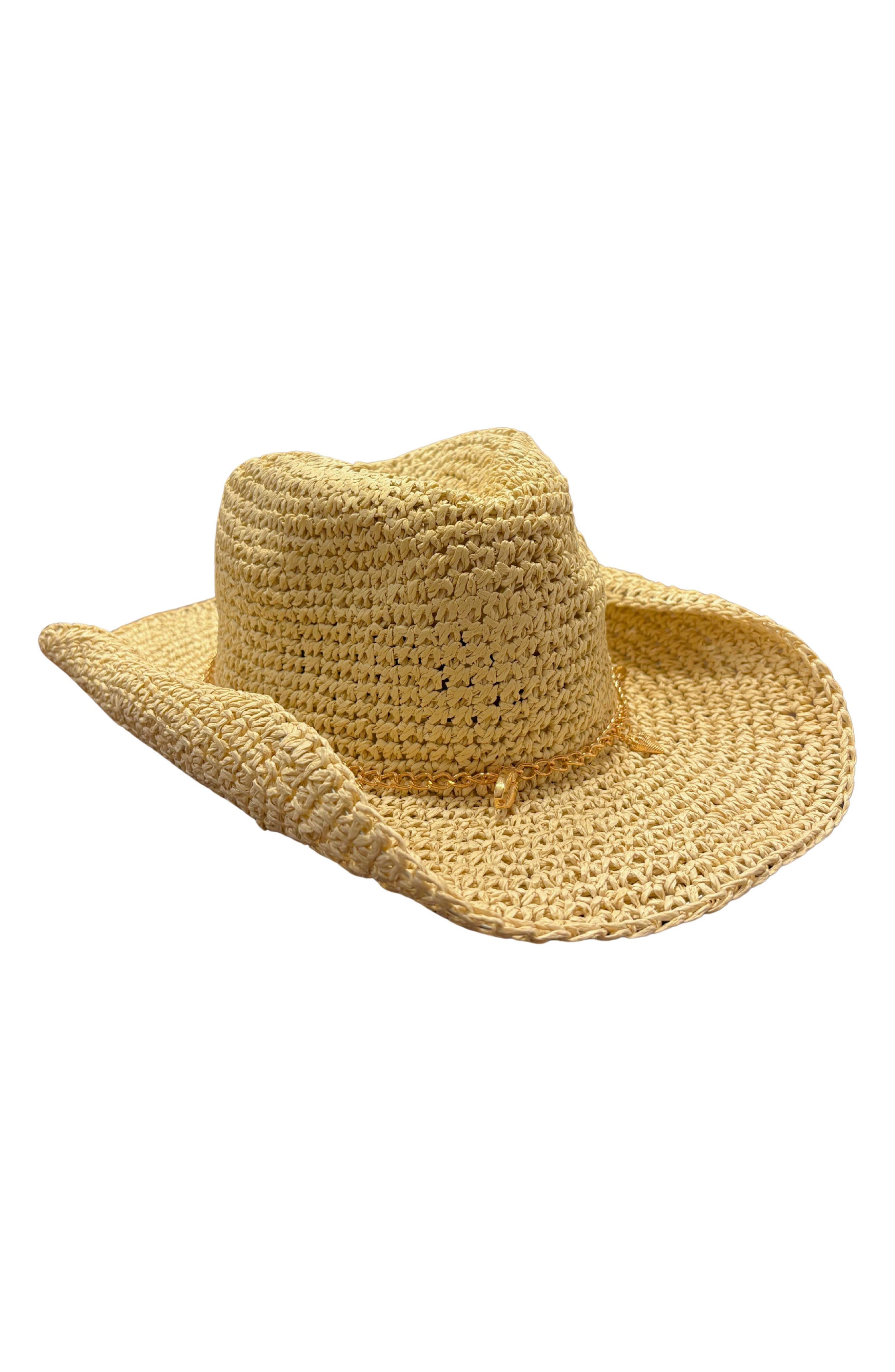 MARCUS ADLER Straw Cowboy Hat