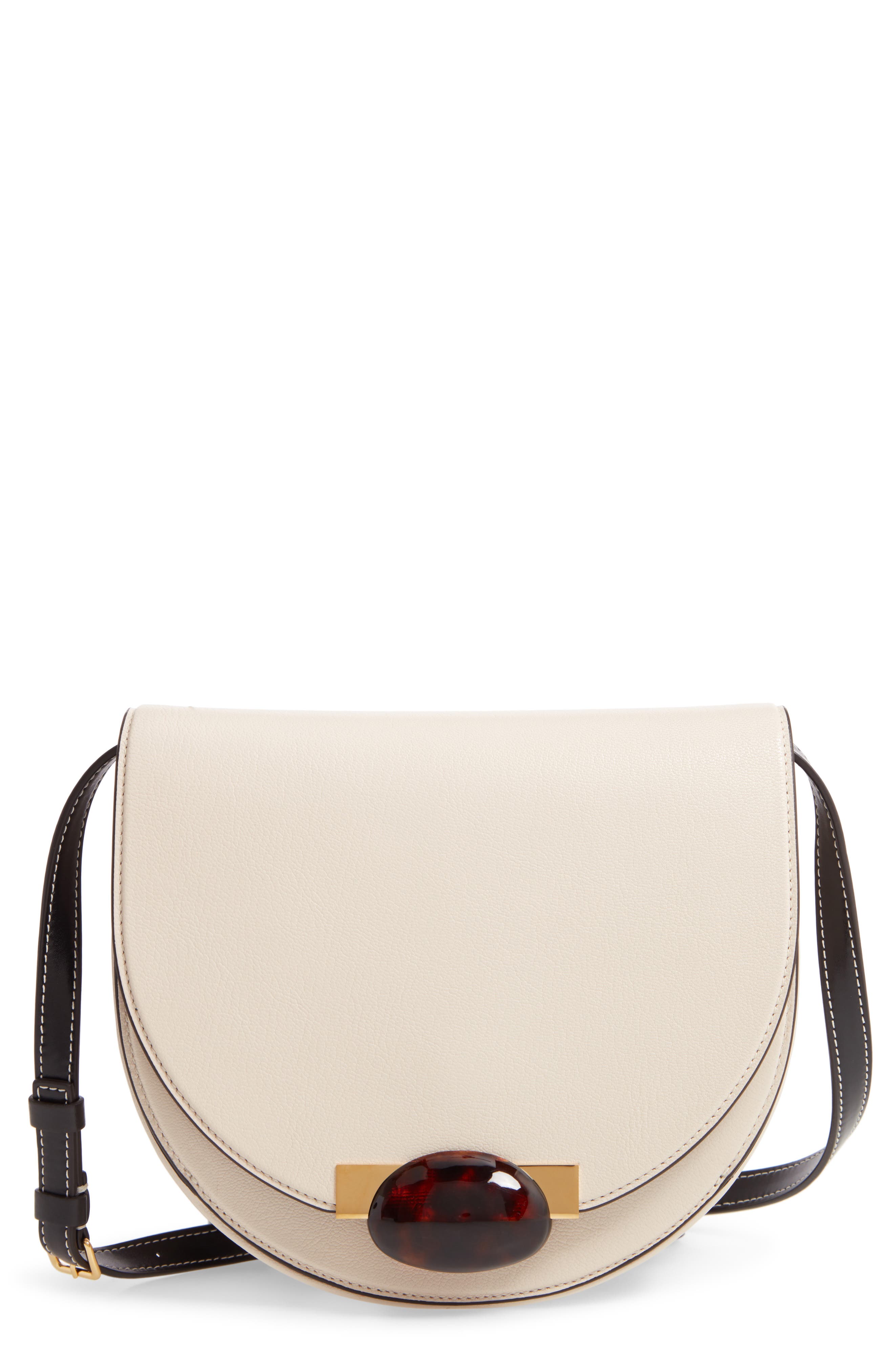 Marni Galet Leather Crossbody Bag, Main, color, 