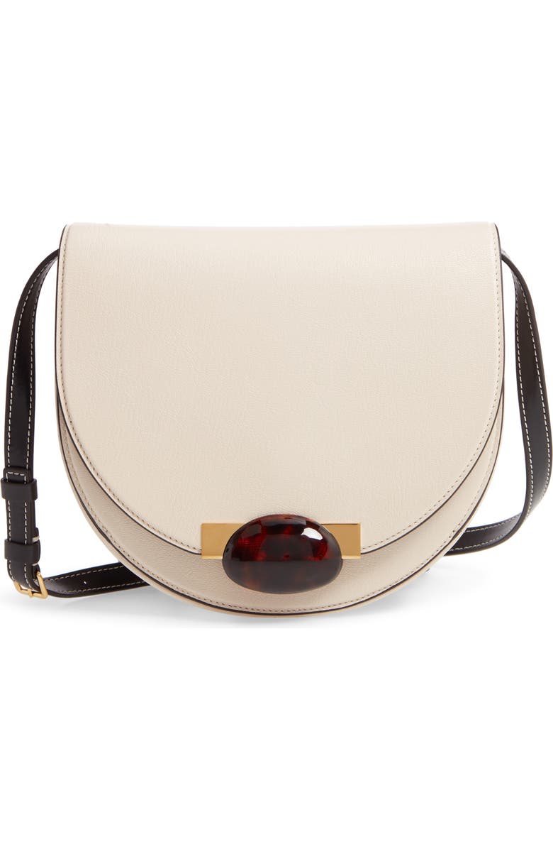 Marni Galet Leather Crossbody Bag, Main, color,
