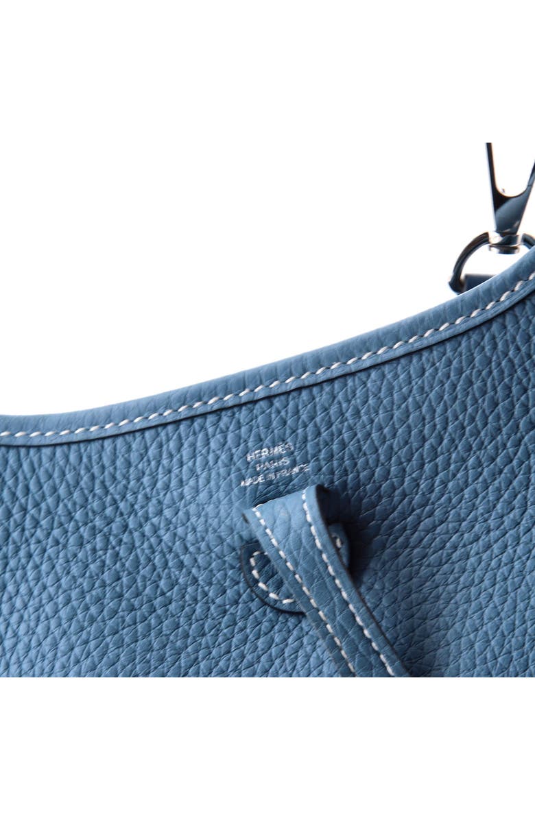 Pre-Owned Hermes Evelyne Bag Gen III Clemence TPM, Alternate, color, Bleu Jean