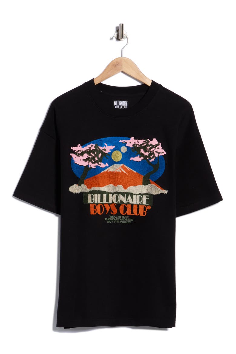 BB Peak Cotton Graphic T-Shirt, Main, color, BLACK