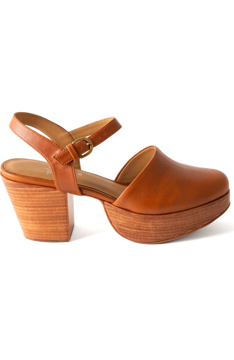 Fortress Willow Mary Jane Platform Clog, Alternate, color, Whiskey