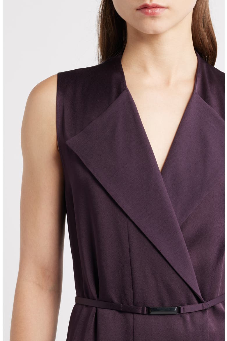 Dimosa Sleeveless Satin Midi Dress, Alternate, color, DARK CARMINE
