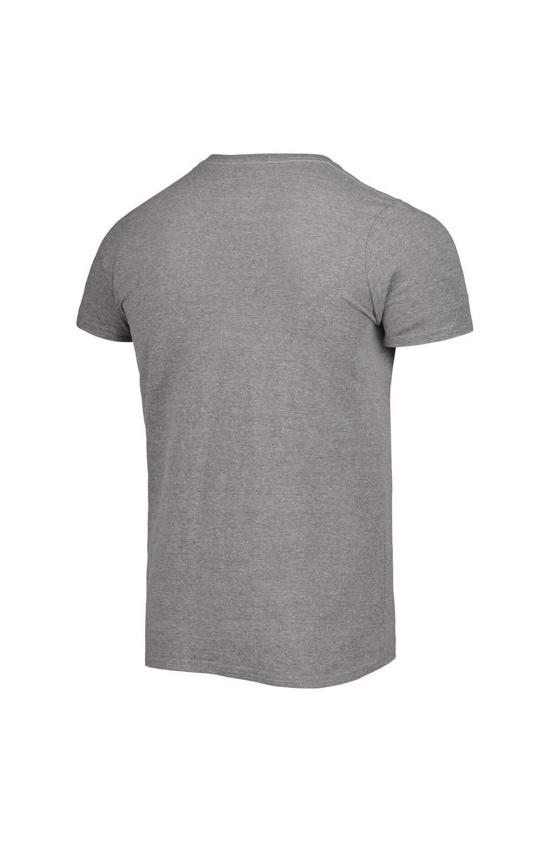 HOMEFIELD Men's Homefield Heather Gray Nebraska Huskers Vintage Bowling T-Shirt, Alternate, color, 