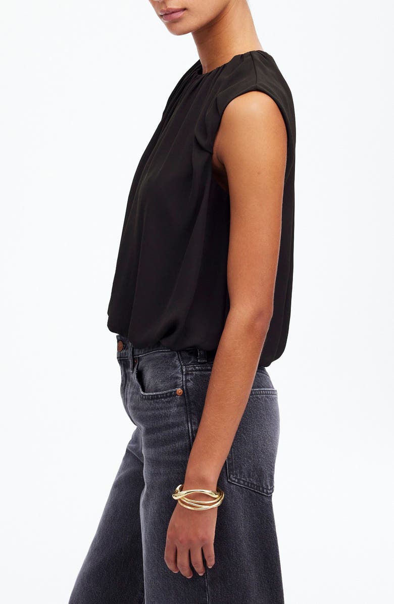 Madewell Sleeveless Chiffon Bubble Top, Alternate, color, 