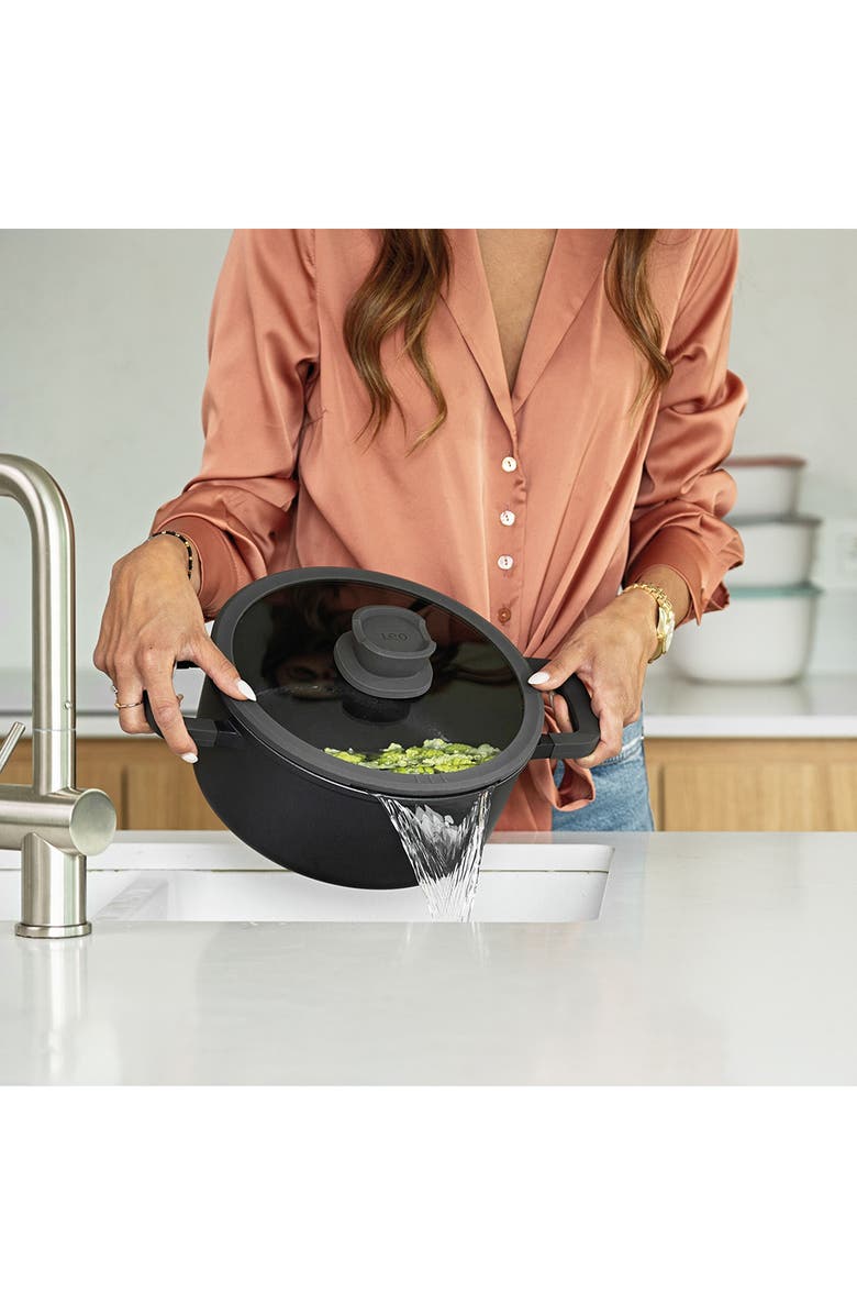 BergHOFF Leo Stone 10-Piece Cookware Set, Alternate, color, Black