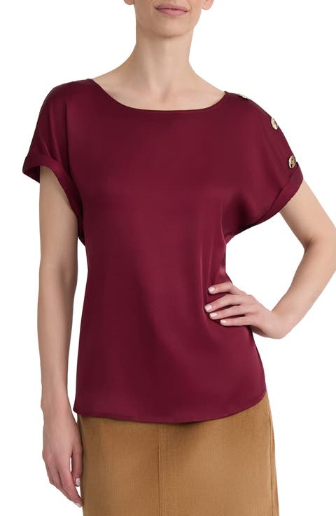 Shoulder Button Detail Top