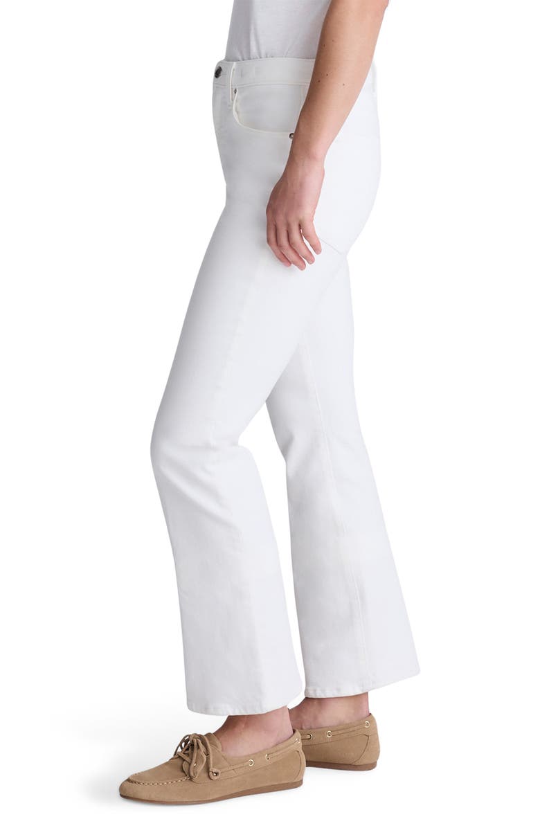 Madewell Stretch Flare Crop Jeans, Alternate, color, Tile White