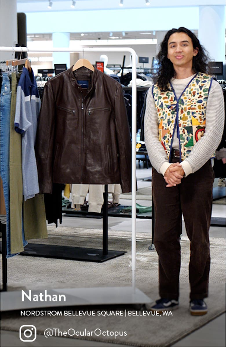 Leather Moto Jacket, sales video thumbnail