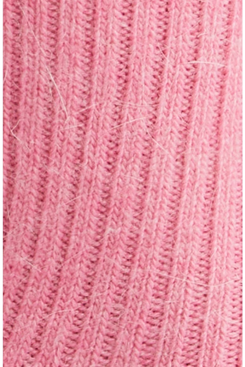 Cashmere Blend Crew Socks, Alternate, color, MEDIUM PINK