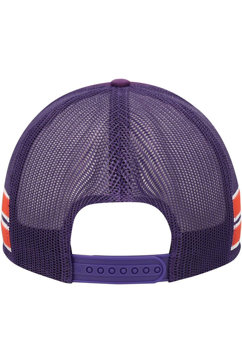 Men's '47 Purple Phoenix Suns Sidebrand Stripes Trucker Adjustable Hat, Alternate, color, Purple