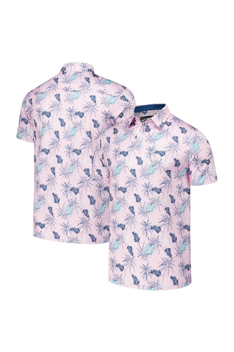 Men's Flomotion Light Pink WM Phoenix Open Breezy Banks Polo, Alternate, color, Light Pink