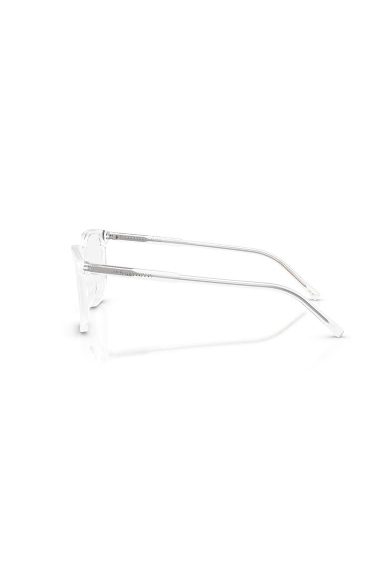 53mm Square optical glasses, Alternate, color, Transparent