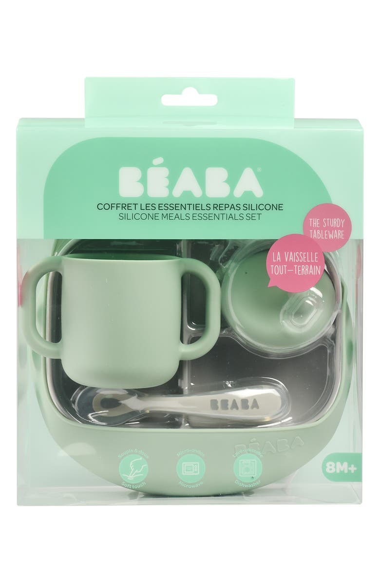 BEABA 4-Piece Silicone Meals Essentials Set, Alternate, color, 