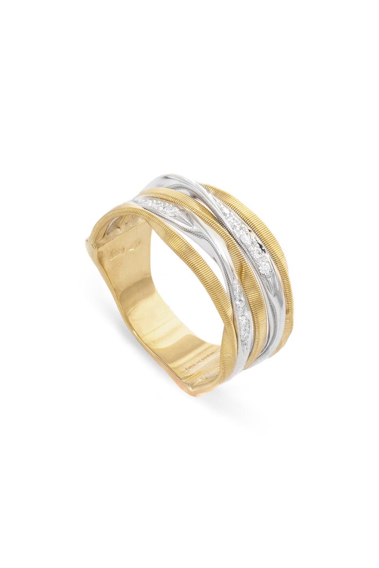 Marrakech Diamond Stack Ring, Main, color, YELLOW GOLD