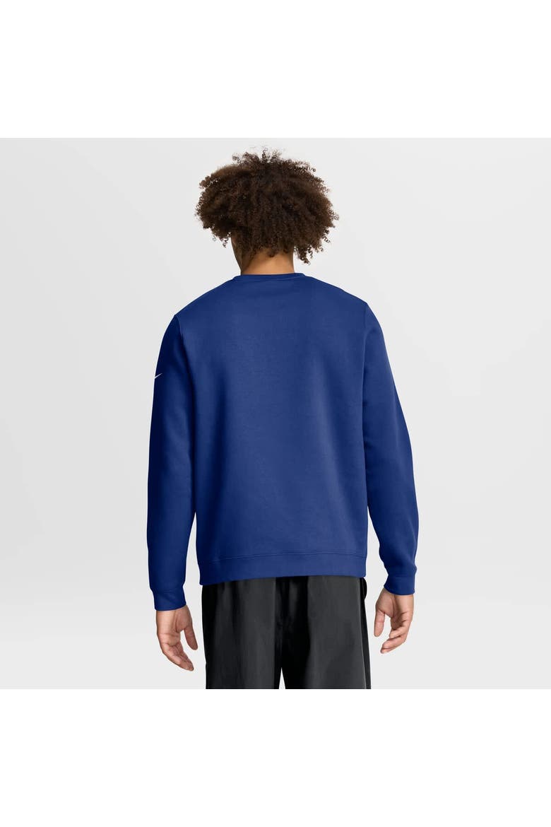 Men's Nike Royal New York Giants Primetime Club Fleece Pullover Sweatshirt, Alternate, color, Royal