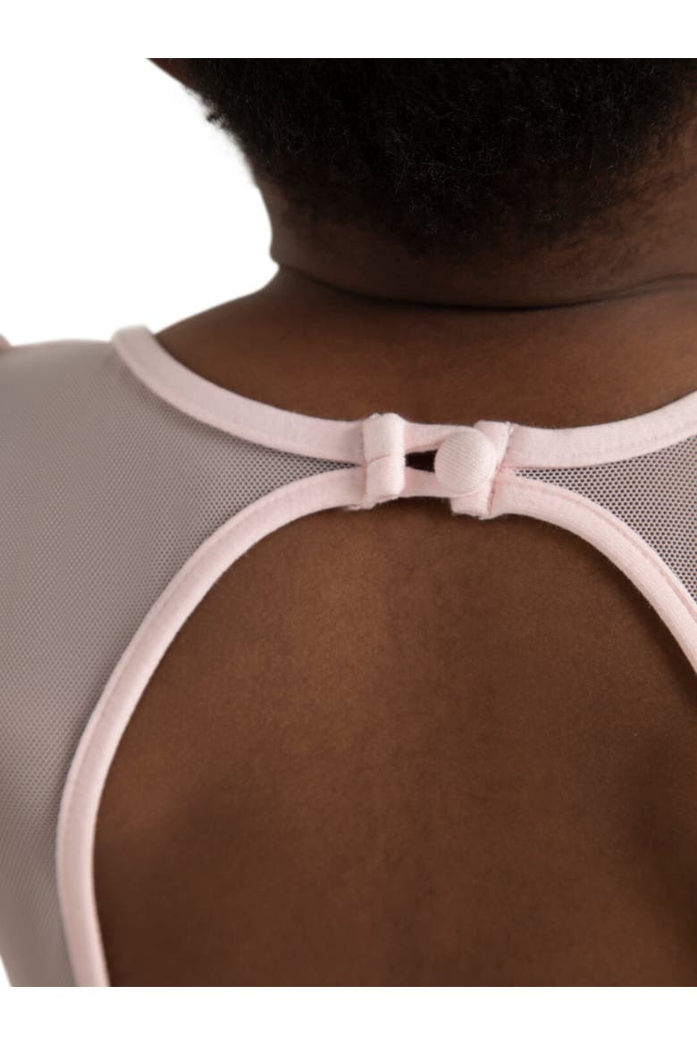 Puff Sleeve Keyhole Back Leotard, Alternate, color, light/pastel pink