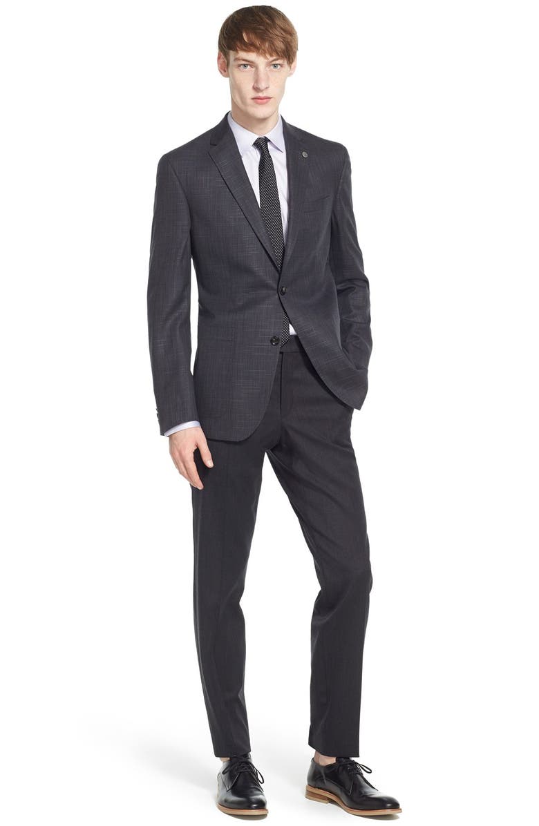 Ted Baker London Plancuf Extra Slim Fit Stretch Sport Shirt, Alternate, color, 