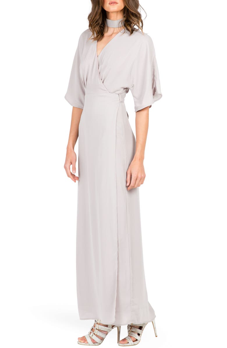 Standards & Practices Olivia Wrap Maxi Dress, Alternate, color, 