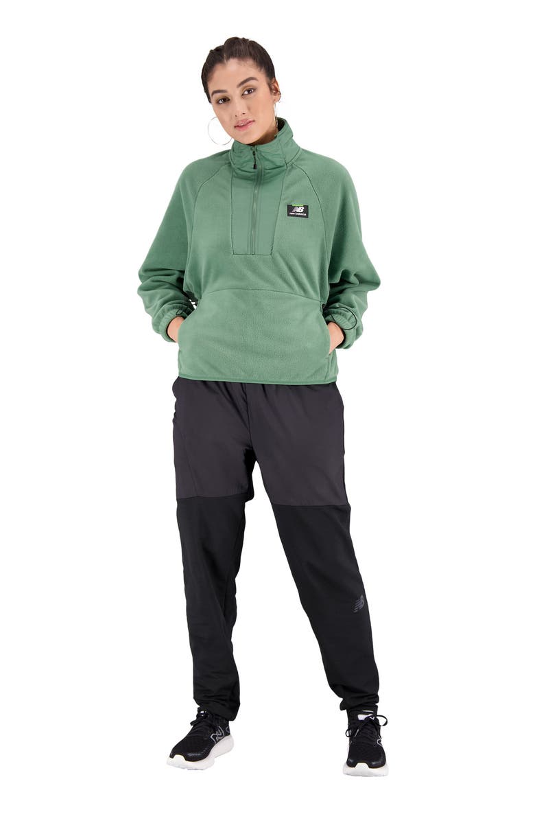 New Balance NB AT Polar Fleece Half Zip Pullover, Alternate, color,