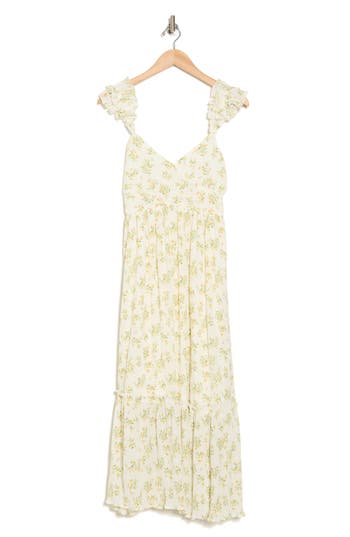 BLU PEPPER BLU PEPPER FLORAL MAXI DRESS