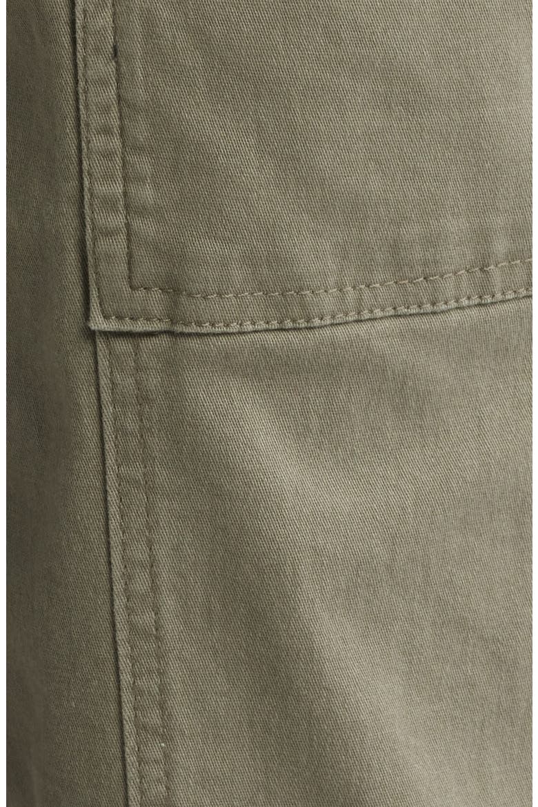 Skyrise Relaxed Straight Leg Twill Pants, Alternate, color, LAUREL OAK