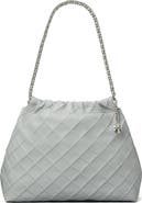 Tory Burch Fleming Quilted Leather Hobo Bag