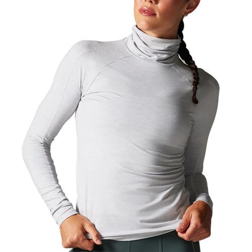 Tavi Brushed Tec Knit Chill Turtle Neck In Gray