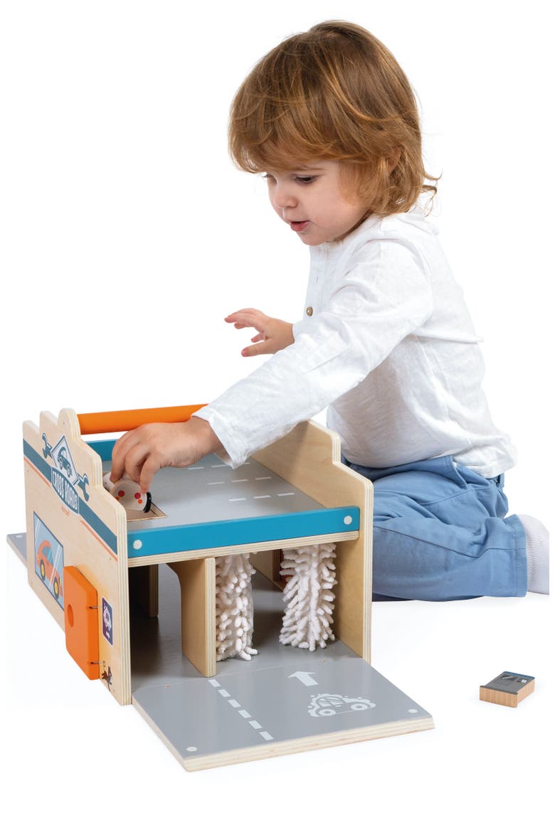 Crossroads My First Garage Wooden Play Set, Alternate, color, NO COLOR