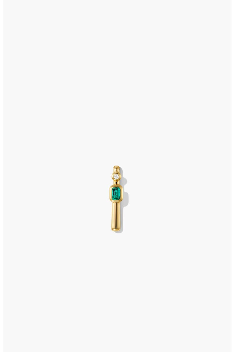 Puzzle Sliding Charm, Main, color, Lab Grown Emerald