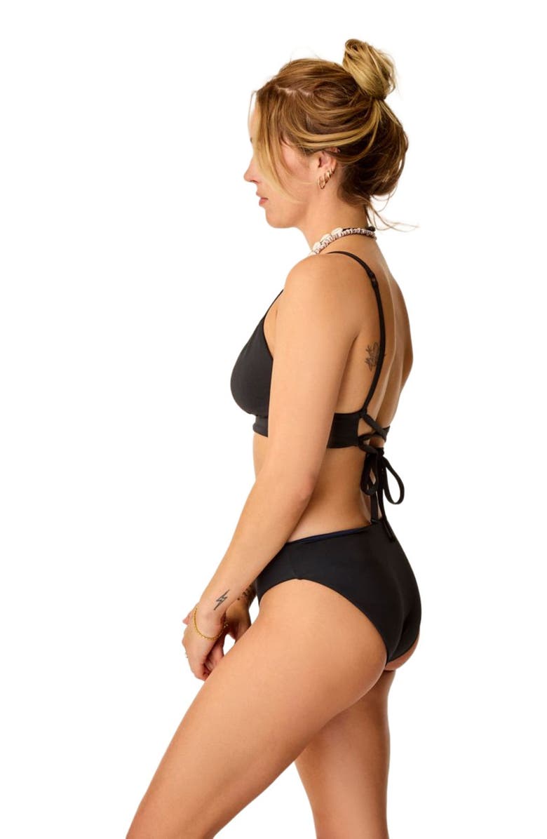 Carve Designs St. Barth Reversible Bottom, Alternate, color, Black/Navy