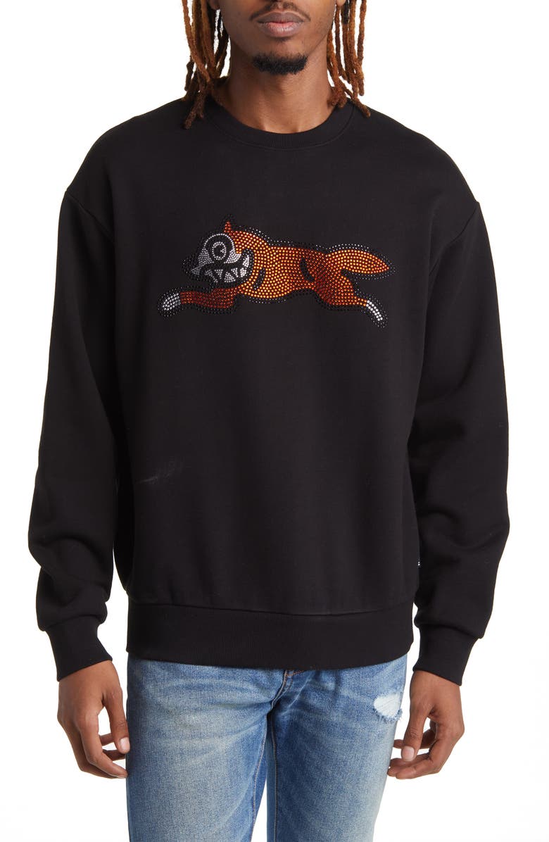 ICECREAM Skateshake Embellished Cotton Graphic Sweatshirt, Main, color,