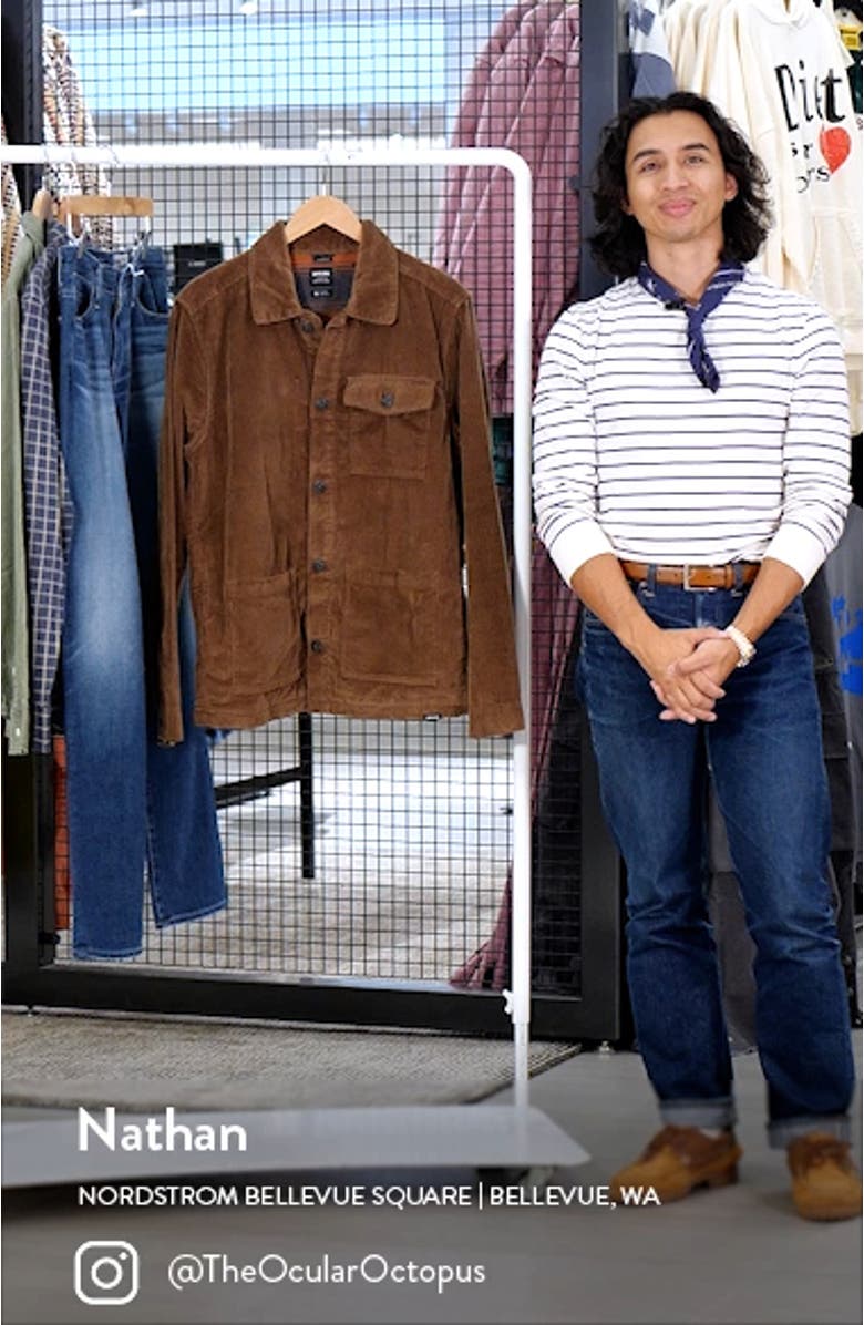 Ridgecrest Organic Cotton Corduroy Chore Coat, sales video thumbnail