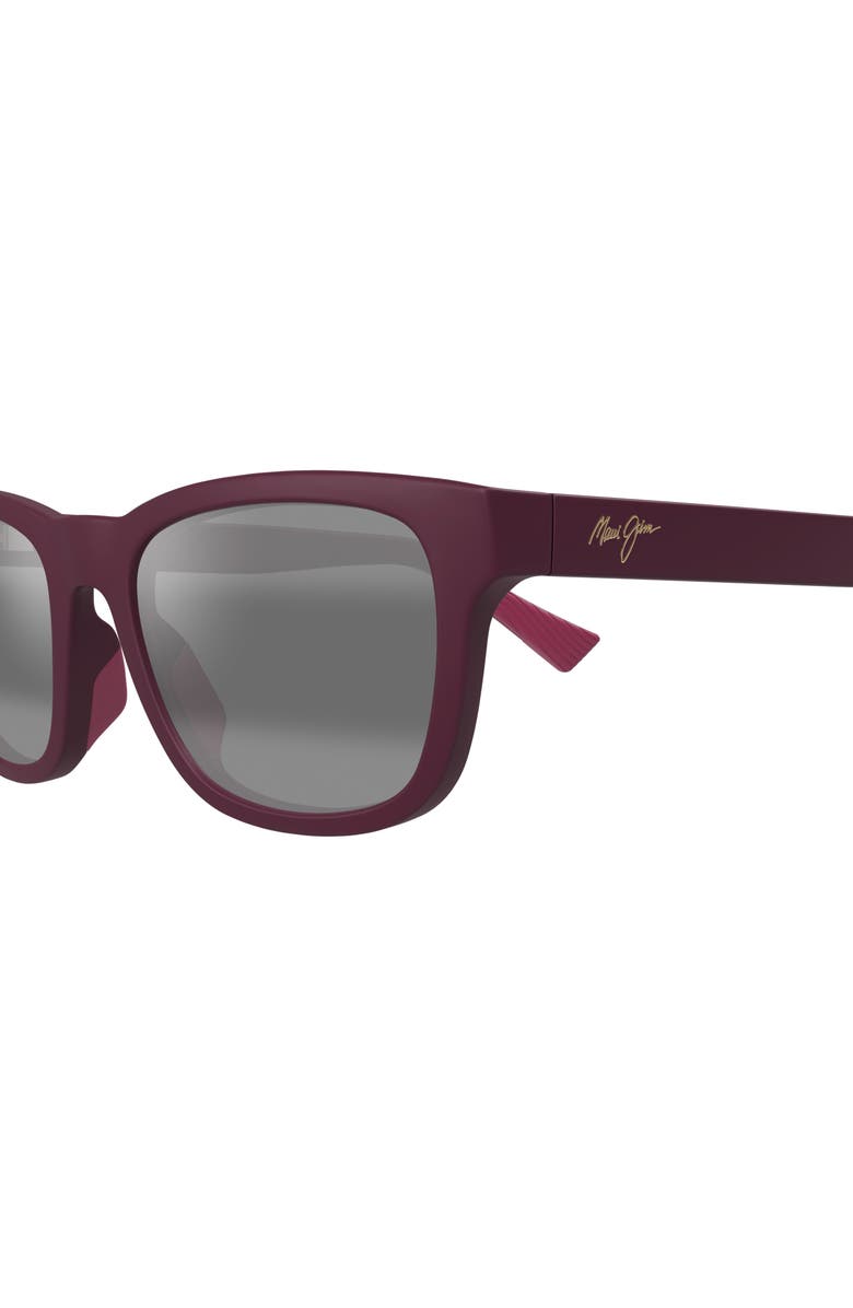 Maui Jim Kapii 54mm Gradient PolarizedPlus2<sup>®</sup> Square Sunglasses, Alternate, color, Purple/Neutral Grey