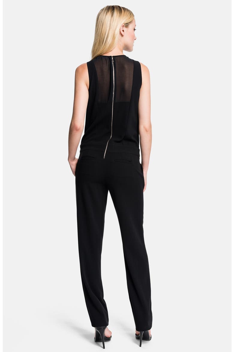 Illusion Jumpsuit, Alternate, color, BLACK
