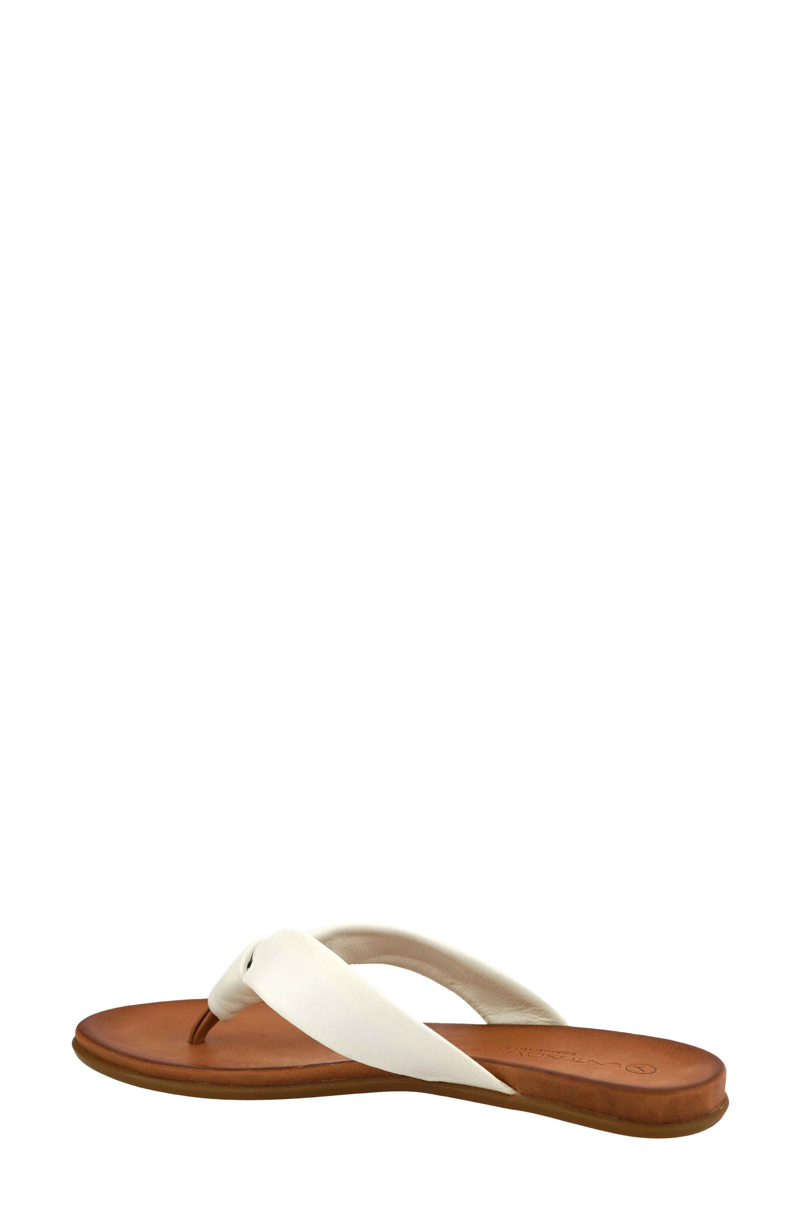 Kira Flip Flop, Alternate, color, WHITE COGNAC