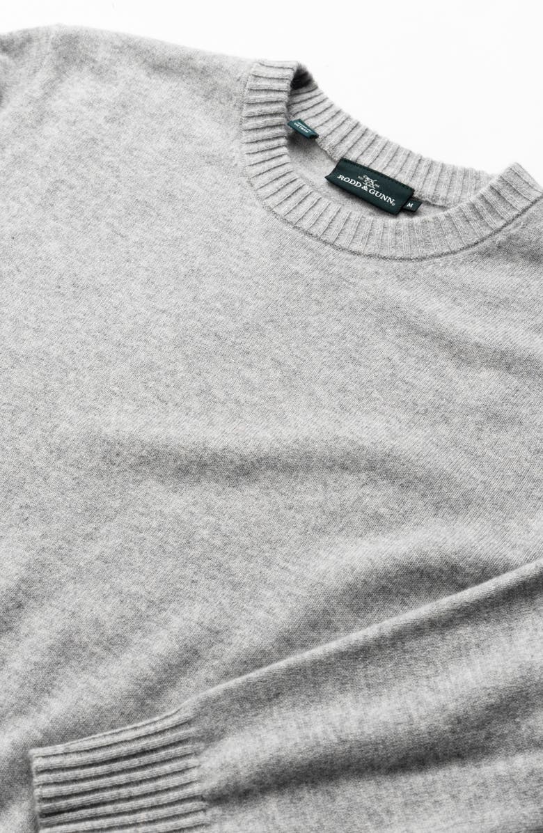 Rodd & Gunn Stewart Island Wool & Cahsmere Crewneck Sweater, Alternate, color, Slate