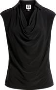 Anne Klein Cowl Neck Extended Shoulder Top