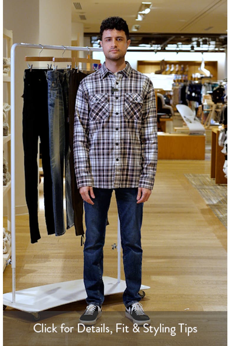 Burnside Plaid Flannel Button-Up Shirt video