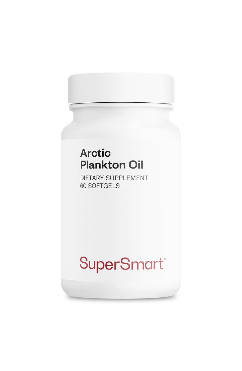 SuperSmart Arctic Plankton Oil 1000mg, Main, color, NO COLOR