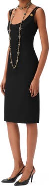 Versace Grain de Poudre Wool Minidress