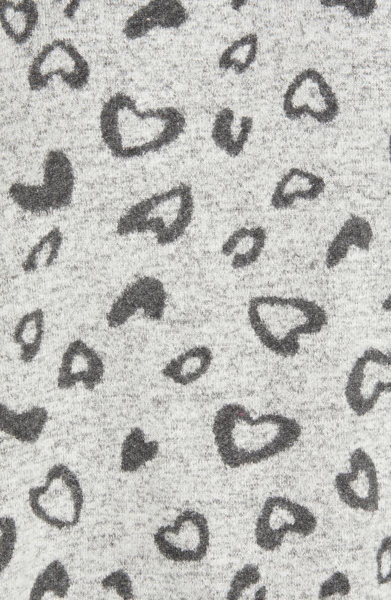 Bobeau Heart Hacci Knit Top, Alternate, color,