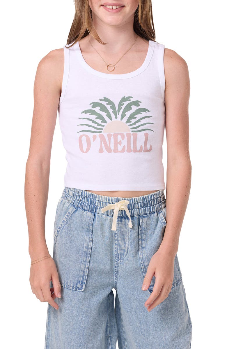 O'Neill Kids' Tristan Cotton Graphic Tank, Main, color, 