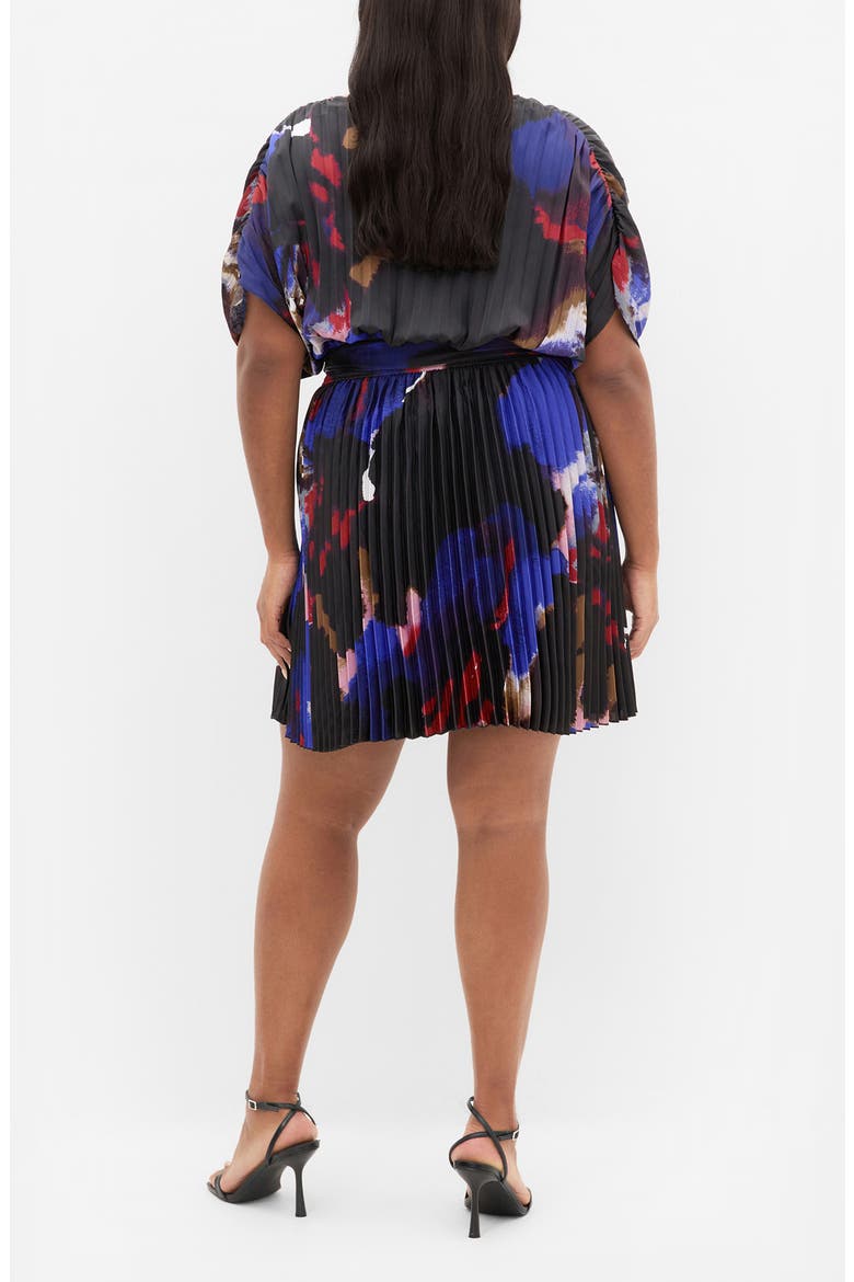 Hailey Abstract Print Minidress, Alternate, color, FADE